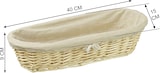 thumbnail of METRO PROFESSIONAL Cesto para pão, vime/algodão, 15 x 40 cm, oval, natural