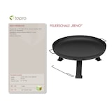 thumbnail of tepro Feuerschale Reno