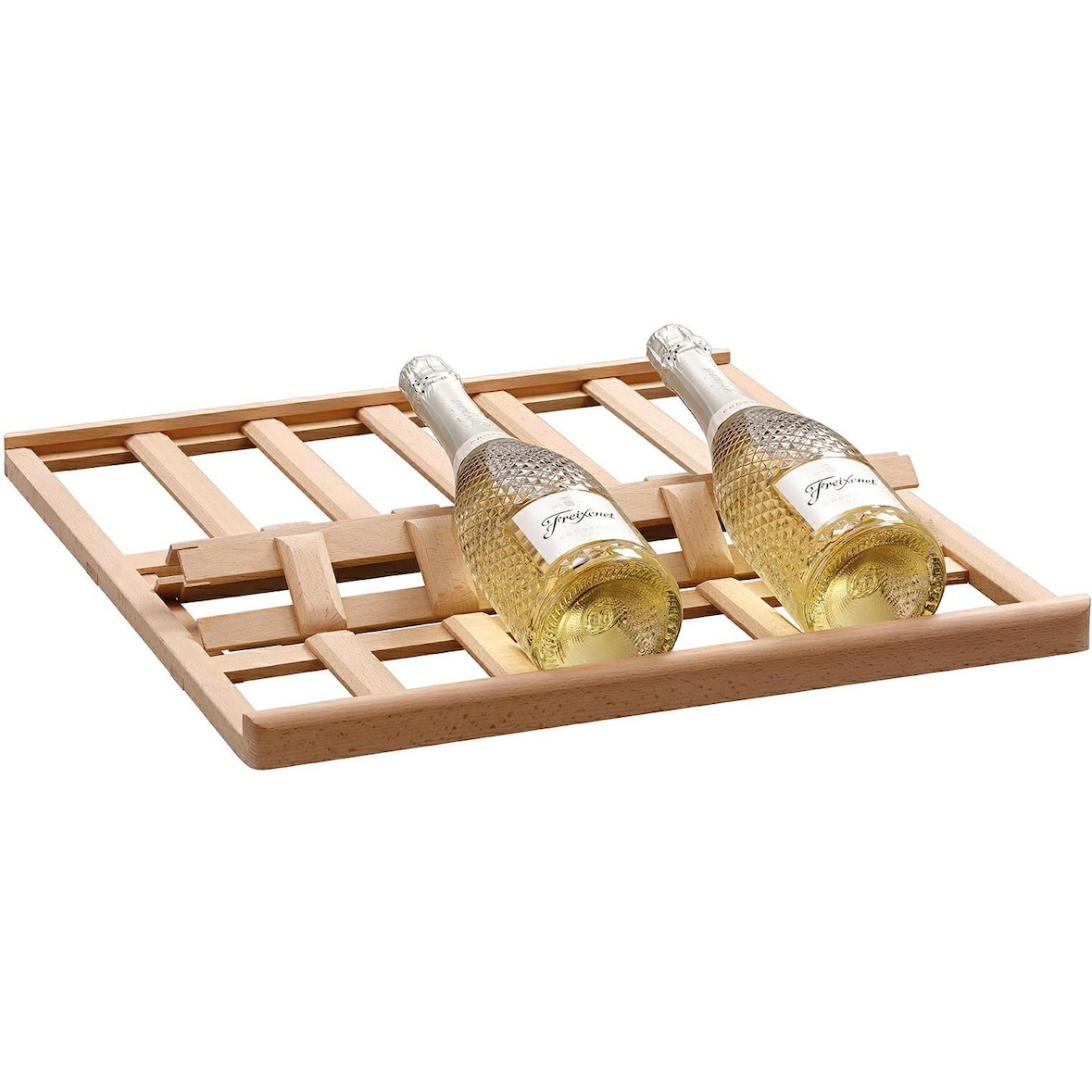 Expositor de vinhos em madeira 2Z | Cap. 6 garrafas | 505x534x33(h)mm