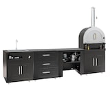 thumbnail of Cucina da esterno a 4 pezzi con forno per pizza Oviala