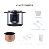thumbnail of Masterpro - Heißluftfritteusen-Set mit 1500-W-6-Liter-Schnellkochtopf und Ölsprüher