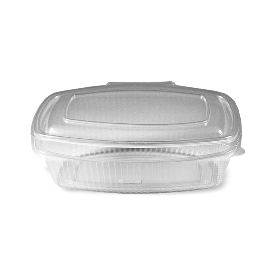 50x Feinkostbecher klar mit angehängtem Deckel 125 ml PP