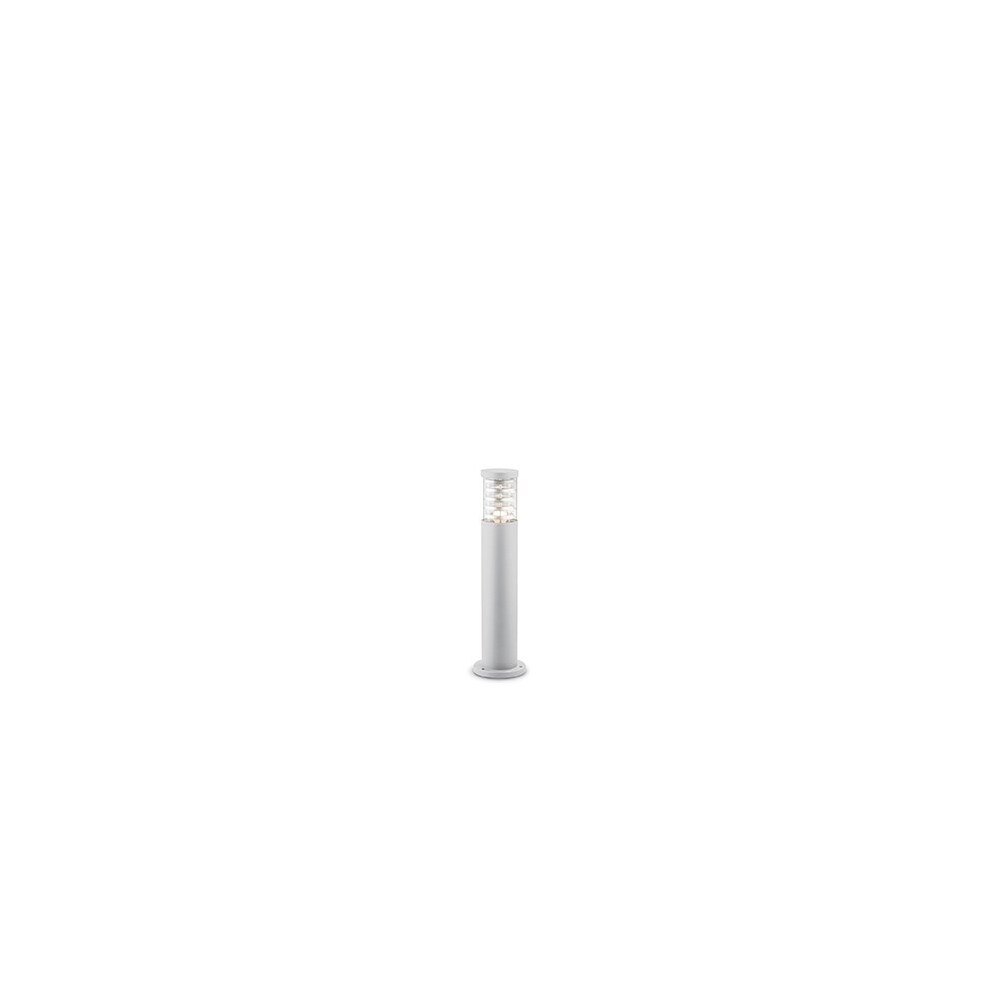 tronco pt1 h60, weißer aluminiumpfosten für den außenbereich, ideal lux