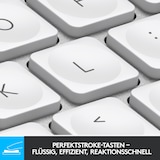 thumbnail of Logitech MX Keys Mini Bluetooth Tastatur - beleuchtet Hellgrau