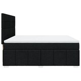 thumbnail of vidaXL Boxspringbett mit Matratze Schwarz 180x200 cm Stoff