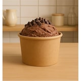 thumbnail of MONOUSO - Contenitore di Cartone Kraft-Kraft Dessert 250ml Ø9,0cm (500 Pezzi)