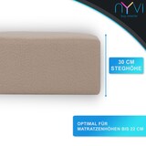 thumbnail of Spannbettlaken DreamScience Mikroflausch - Kuschelweiches & Wärmendes Bettlaken Spannbetttuch 140x200 - 160x200 cm (2er Pack) schwarz