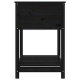 thumbnail of Helloshop26 - Hochbeet für Pflanzen Blumen Terrasse Garten mit Ablage 82,5 x 54 x 81 cm massives schwarzes Kiefernholz 02_0038407