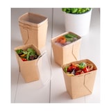 thumbnail of MONOUSO - Kraft Deli2Go Bak 500ml 10,8x5,2x10,5cm (50 stuks)