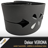 thumbnail of zaun|zu® Sichtschutzstreifen Premium Dekor Verona Sichtschutz Steingrau 2,55m