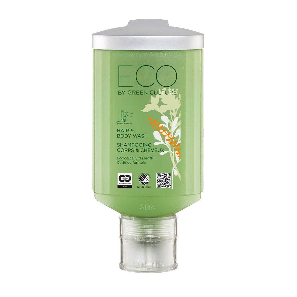 Eco by Green Culture 300ml Haar- & Körpershampoo im Dosierflacon Press + Wash (30 X 300ml)