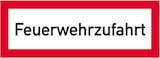 thumbnail of Schild Feuerwehrzufahrt, Alu, reflektierend RA1, 594x210 mm