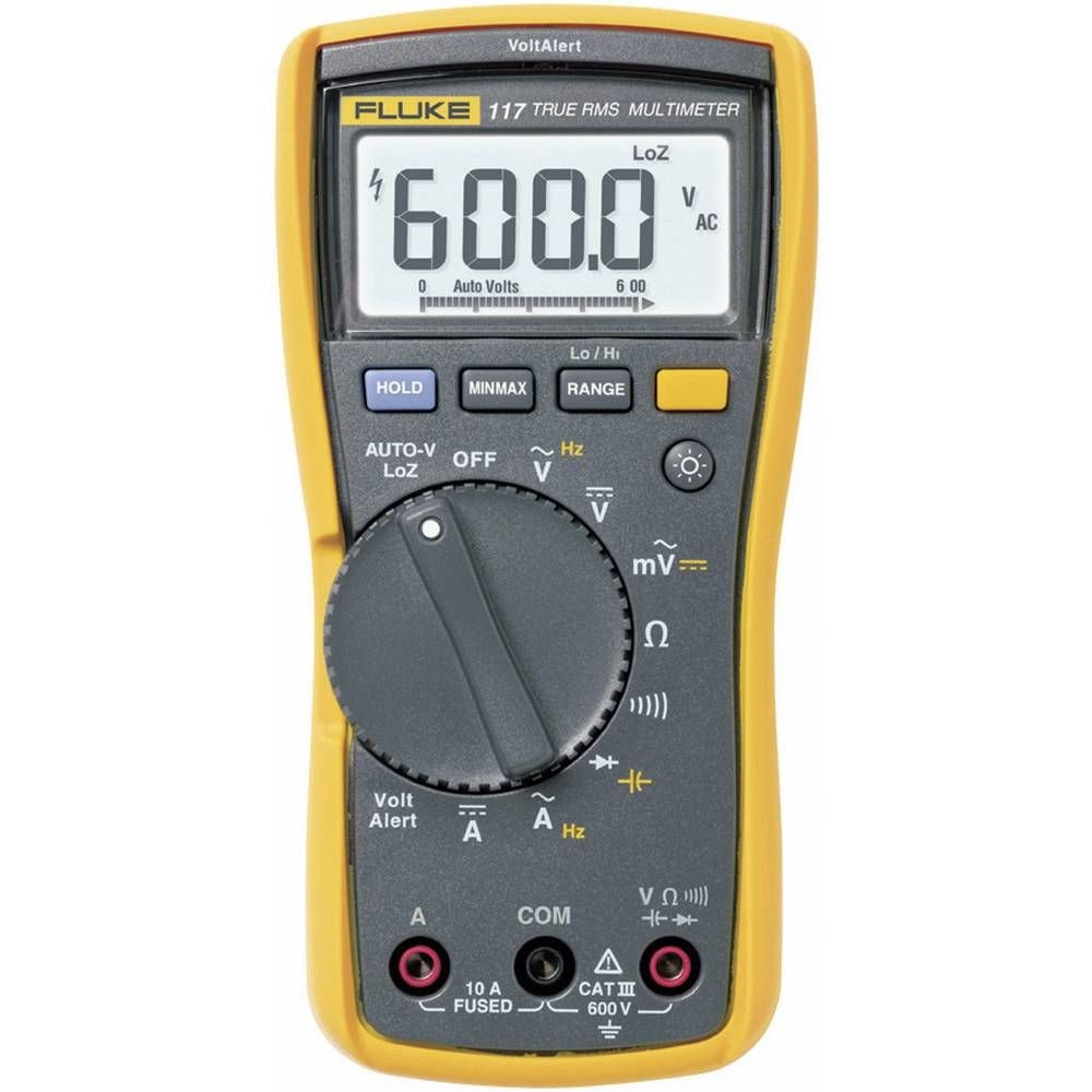 Fluke 117 Hand-Multimeter digital CAT III 600 V Anzeige (Counts): 6000