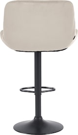 thumbnail of Barhocker Solon Schwarz creme/Samt