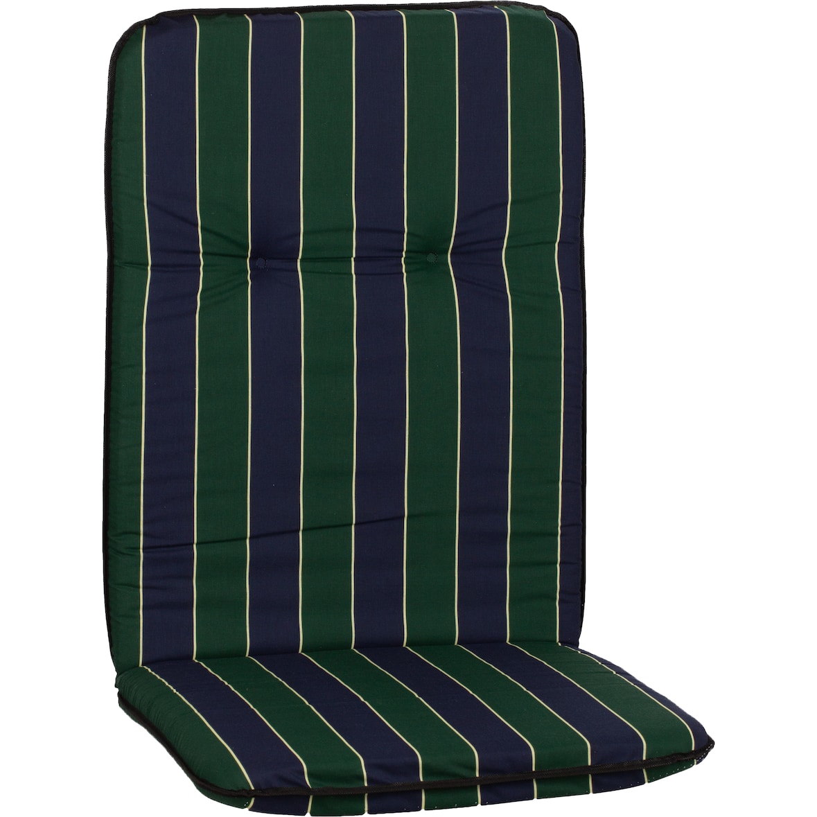 Paspelauflage Hochlehner  blau dunkelgrün gestreift