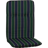 thumbnail of Paspelauflage Hochlehner  blau dunkelgrün gestreift