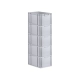 thumbnail of PROREGAL SparSet 5x Eurobox NextGen Economy, Griffe zu, HxBxT 32x40x60cm, 65 Liter, Eurobehälter, Box, Transportbehälter