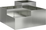 thumbnail of vidaXL Gartenblumentopf Silber 80 x 80 x 48 cm Verzinkter Stahl