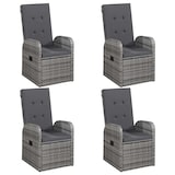 thumbnail of Helloshop26 - Conjunto de comedor de jardín exterior de 5 piezas muebles grises 02_0013776