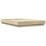 thumbnail of vidaXL Bettgestell mit LED Sonoma-Eiche 140x200 cm