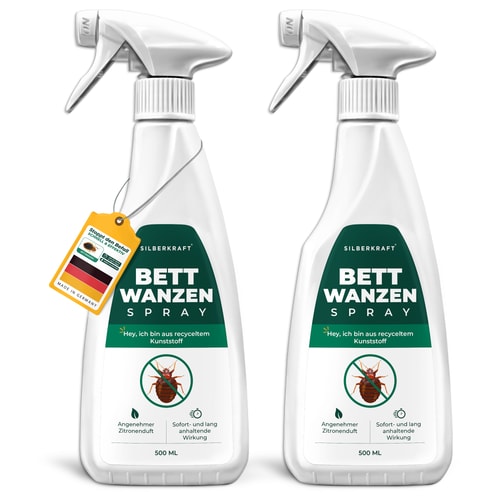 Anti Bettwanzen Spray - Bettwanzenspray: 2 x 500 ml