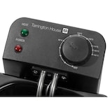 thumbnail of Tarrington House friteuse FR2200E, roestvrij staal, 22,5 x 40,5 x 21 cm, verwijderbare tank, antislipbodem, 3 L, zilver