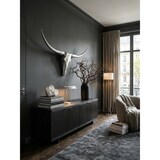 thumbnail of Bull Geweih L Wanddekoration 125cm breit Alu Aluminium silber Aluminiumdekoration Wand Geweih