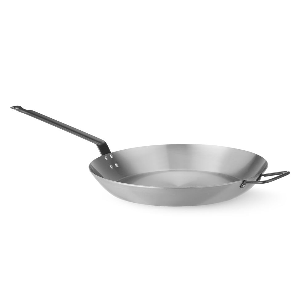 HENDI Lyonnaise pan, Met 2 handgrepen, ⌀360x(H)140mm, Rond
