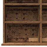 thumbnail of vidaXL CD Kast met plank Oud hout 101 x 23 x 177,5 cm Bewerkt hout