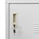 thumbnail of vidaXL Schließfachschrank Hellgrau 90x45x92,5 cm Stahl