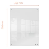 thumbnail of Pizarra acrílica mural NOBO, 600x450mm, transparente.