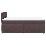 thumbnail of vidaXL Boxspringbett mit Matratze Dunkelbraun 140x200 cm Stoff