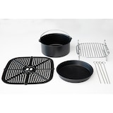 thumbnail of Gastronoma 18290007 - Airfryer mit einer Fassungsvermögen von 8 Litern, inklusive Airfryer Zubehör - Edelstahl/Schwarz