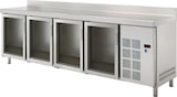 thumbnail of Kühler tisch gn 1/1 4 glastüren - 2245x700x850 mm - 350 W 230/1V - 76199509 Eurast