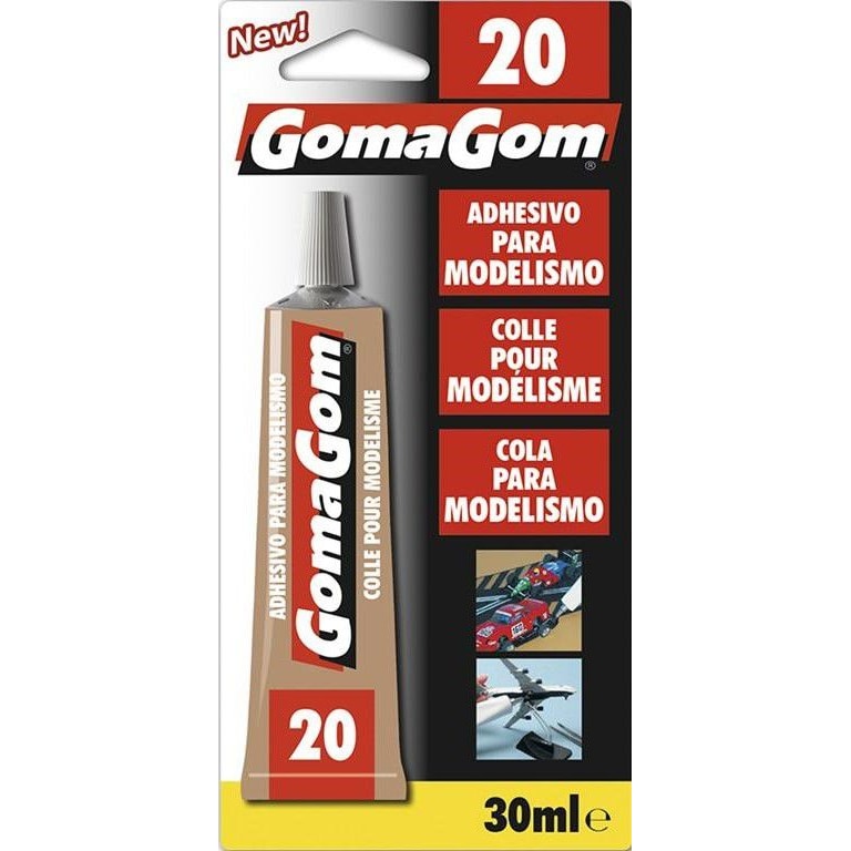 Cola 22401 - Gomagom Nº20 Blister Cola para Modelismo 20ml - 12 unidades