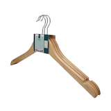 thumbnail of METRO Professional Cabide de madeira, com entalhes, madeira natural, 3 unidades