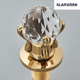 thumbnail of ADRIAAN | 3-gats badkamerkraan grote zwaan goud | Hotelcatering luxe design badkraan 2-greeps mengkraan wastafelmengkraan