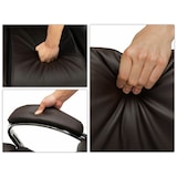 thumbnail of XXL Bürostuhl HWC-H94, Drehstuhl Schreibtischstuhl Chefsessel, 220kg belastbar Federkern Kunstleder ~ braun