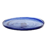 thumbnail of Avet juego 6 platos  azules vidrio redondo diámetro 24 cm dk343324k-blue