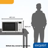 thumbnail of Exquisit Unterbau-Mikrowelle UMW 800G-3.1 Inox |  20 Liter Nutzinhalt | Timer | 1000 W Grilleistung| Inox