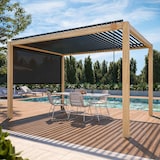 thumbnail of Store gris pour pergola bioclimatique CORATO et SAPRI