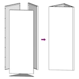 thumbnail of Helloshop26 - Jardinière bac lit surélevé plantes fleurs jardin terrasses lot de 2 triangulaire 50 x 43 x 75 cm acier galvanisé 02_0039108