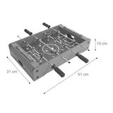 thumbnail of Mini tafelvoetbaltafel HWC-J68, tafelspel inclusief accessoires, hout 51x31x10cm