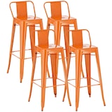 thumbnail of Set van 4 barkrukken Mason oranje