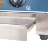 thumbnail of Cleiton® Crepera Profesional Doble Eléctrica de Sobremesa en acero inoxidable con 2 Placas de Hierro Fundido de 40 cm Ø | Crepera Industrial - 6000 W