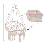 thumbnail of tectake Cadeira suspensa GRAZIA - Bege