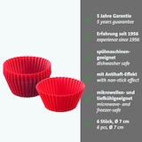 thumbnail of Westmark 6 Silikon Muffinformen, 7 cm, rot, 30142260