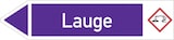 thumbnail of Aufkleber I RKZ-Etikett Lauge,links,DIN,violett/weiß,ab 90mm Ø,440x100mm,2/Bogen