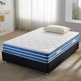 thumbnail of FLEXX Kaltschaum Matratze 90x200 cm mit 3D Memory Foam - 7 Zonen; 25cm Höhe; H4, H3, H2 Misch-Härtegrad - Wendbare Kaltschaummatratze