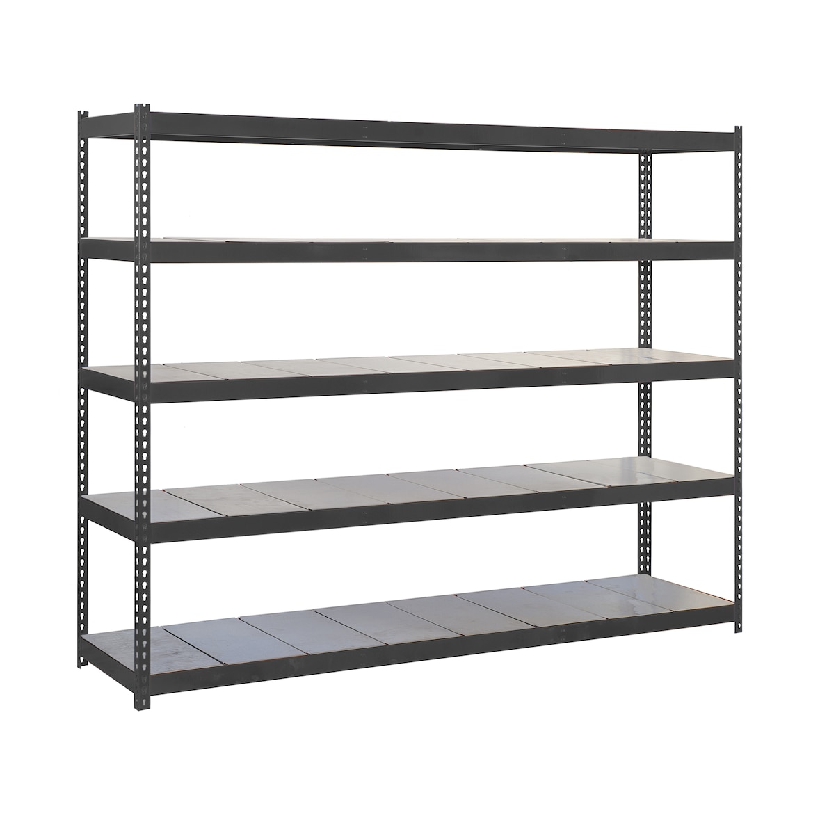 Simon Rack Estanteria Industrial, 2000x1500x450 mm, 400 kg de Punto Flexión, 5 Estantes, Antracita/Galvanizado - SimonTaller